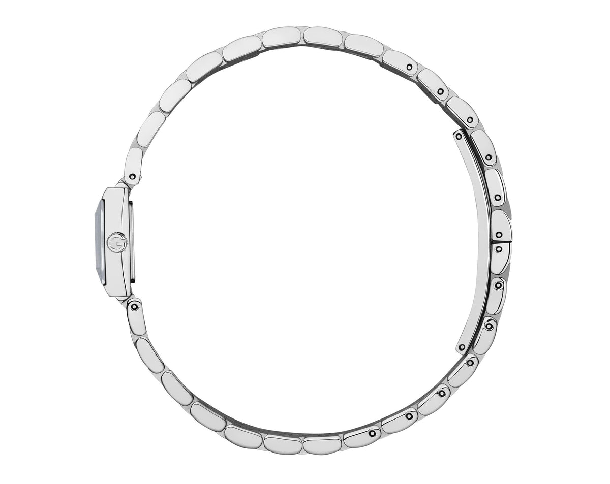 GUCCI G-Frame 14x18mm Pink & Diamond Dial Ladies Watch YA128539