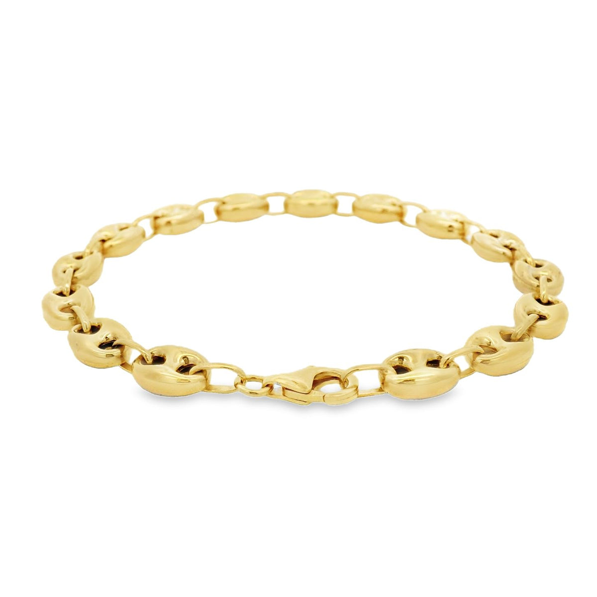 9ct Yellow Gold Marine Link Bracelet