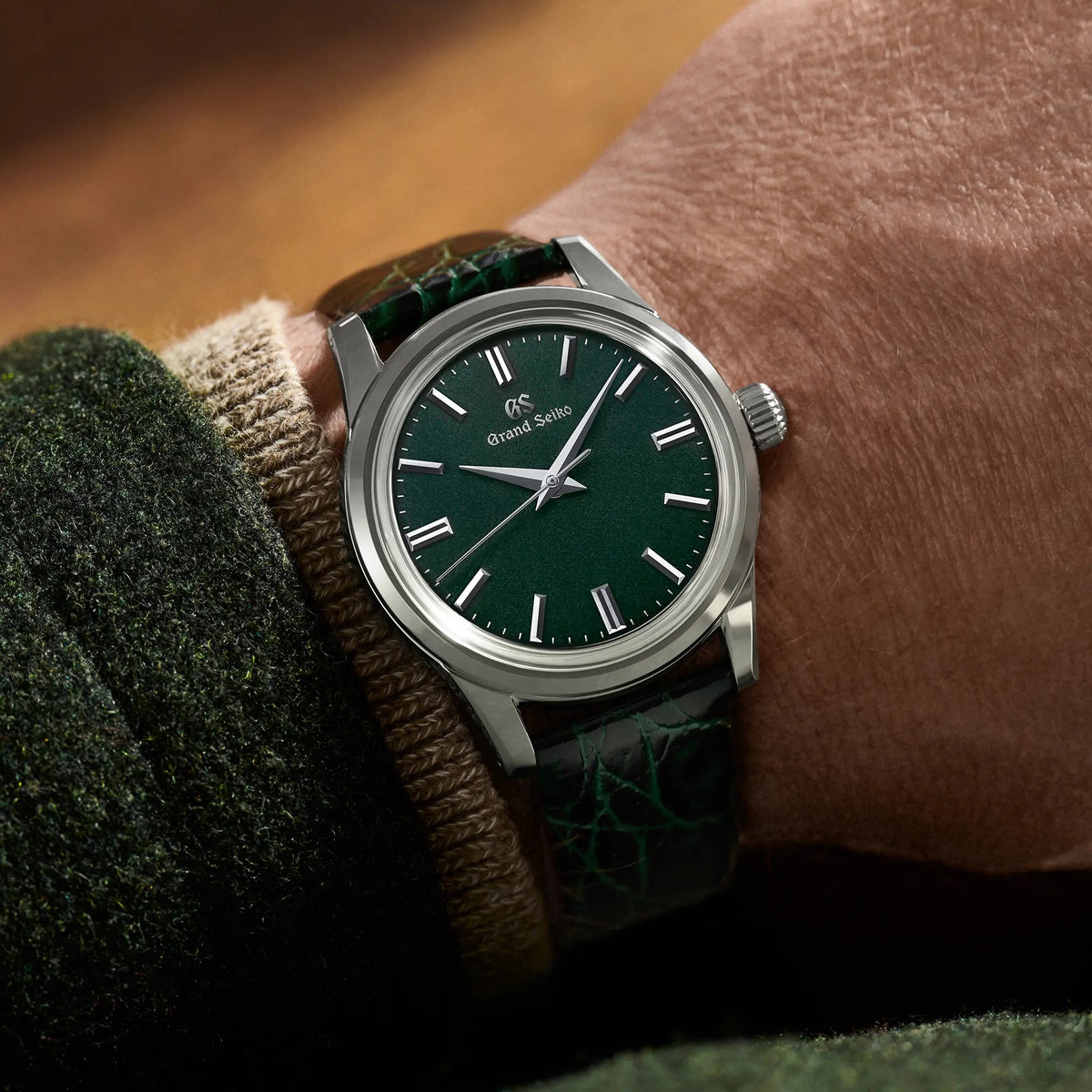 Grand Seiko Elegance The ‘Byoka’ Summer 'Flow of Seasons' Mechanical 37.3mm Watch SBGW285