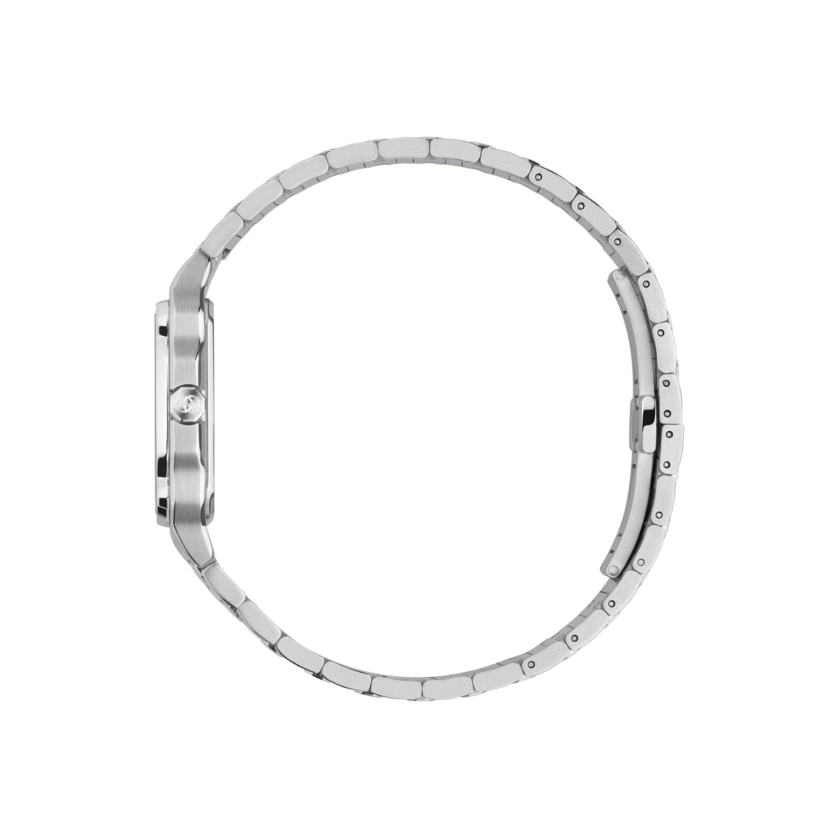 Gucci G-Flat Stainless Steel 30mm Black Watch YA166505