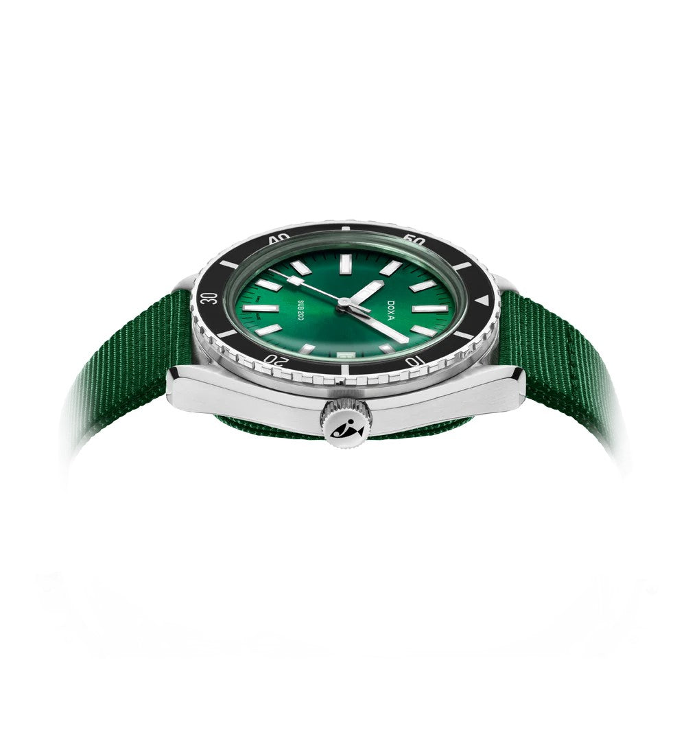 Doxa SUB 200 Sea Emerald Nato 42mm Watch 799.10.131.26-N
