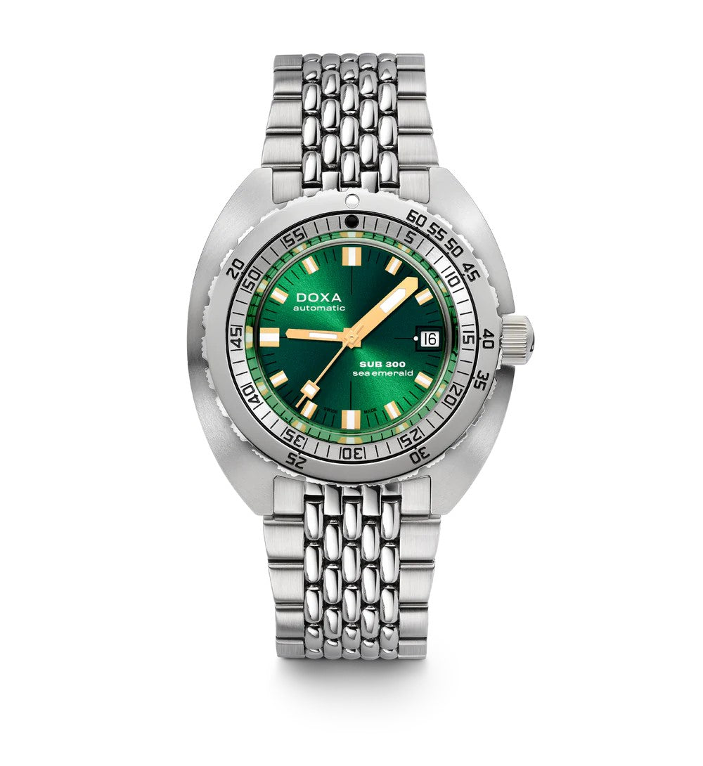 Doxa SUB 300 Sea Emerald Stainless Steel 42.5mm Watch 821.10.131.10