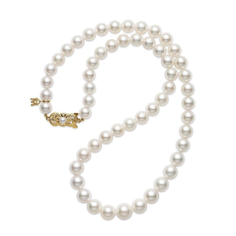 Mikimoto Akoya Cultured Pearl Strand 18inch Necklace