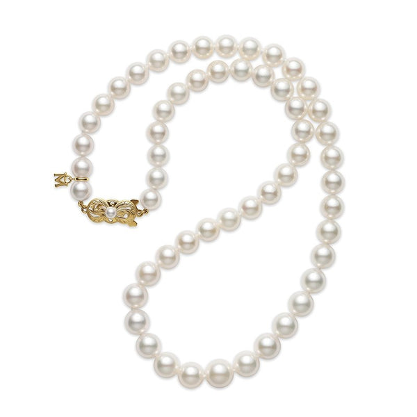 Mikimoto Akoya Cultured Pearl Strand 18inch Necklace