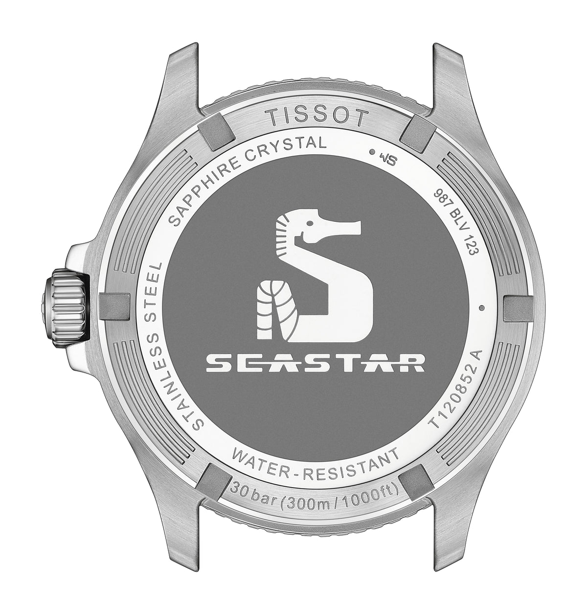 Tissot Seastar 1000 Quartz GMT Black 40mm Watch T1208521705100