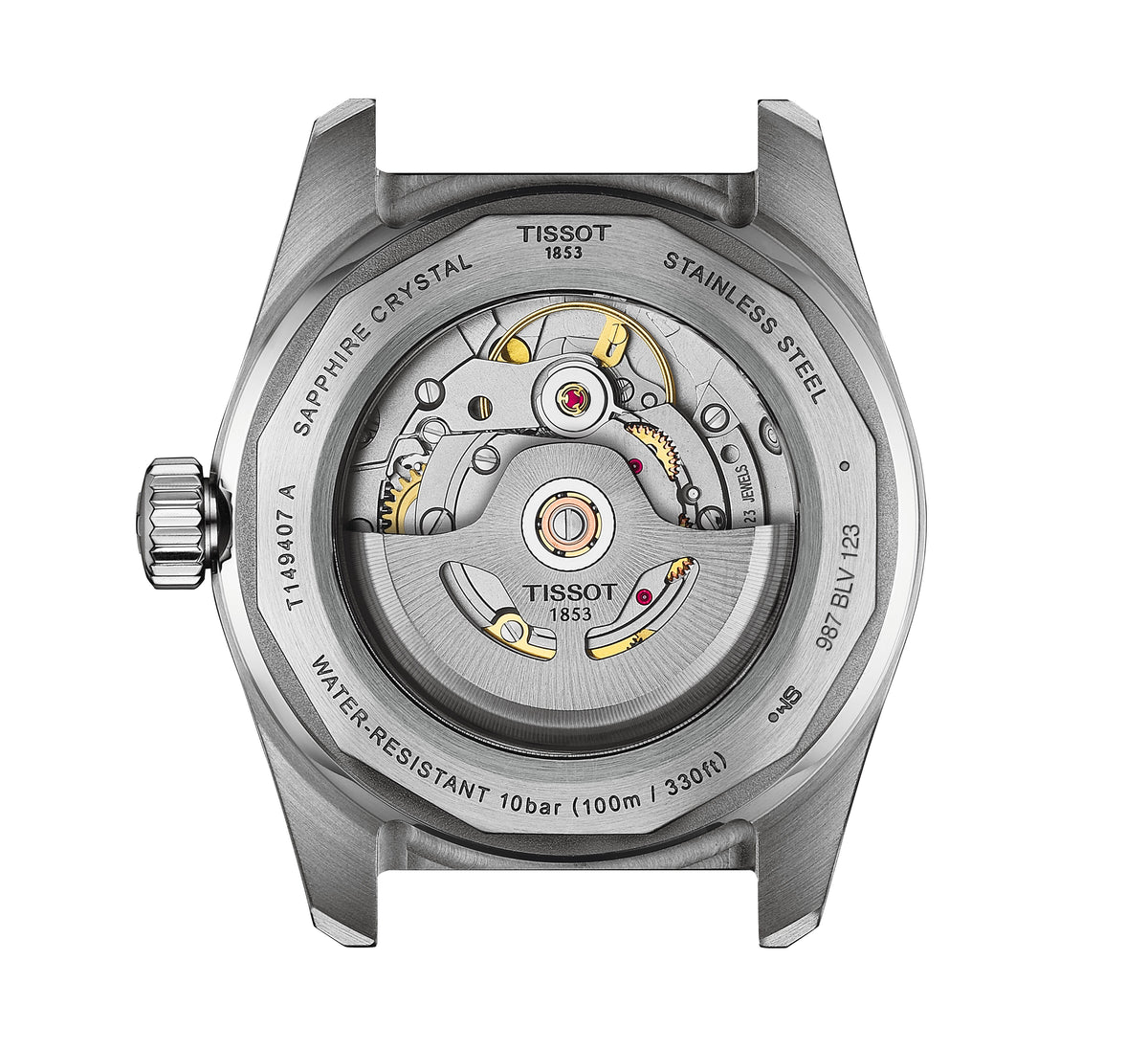 Tissot PR516 Powermatic 80 Black 38mm Watch T1494071605100