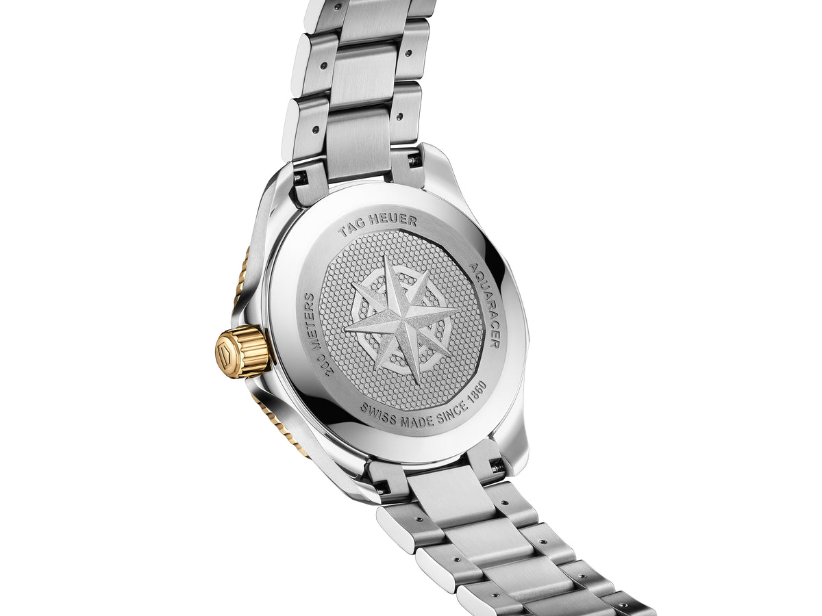 Tag Heuer Aquaracer Professional 200 Solargraph Two Tone 40mm Blue Watch