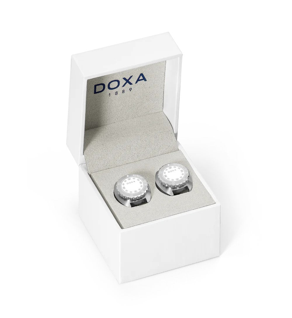 Doxa SUB Whitepearl Cufflinks CUF.10.011