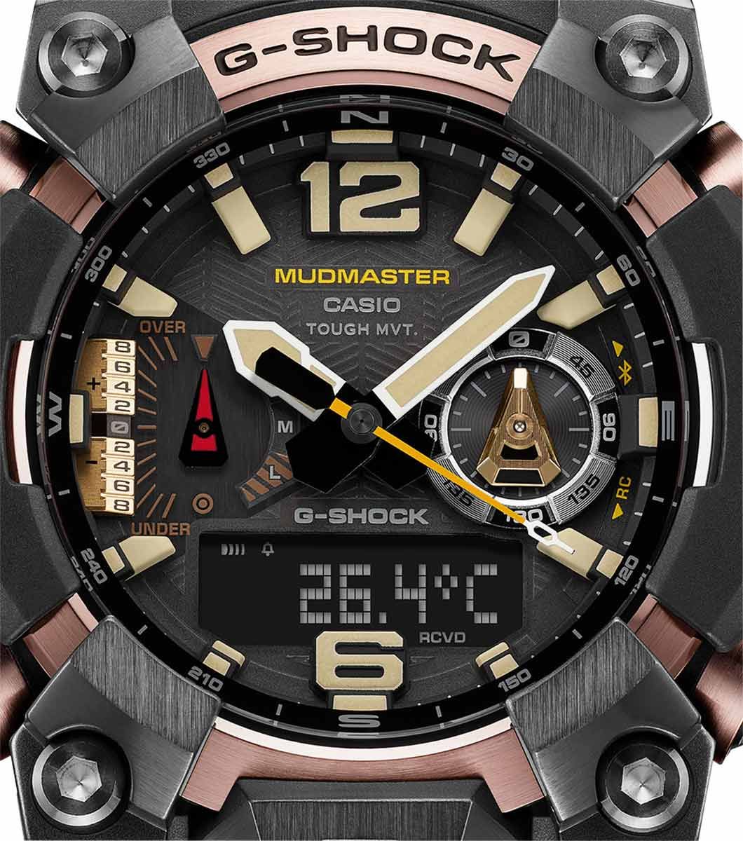 G-SHOCK New Mudmaster Carbon Core Red Watch GWG-B1000-1A4ER