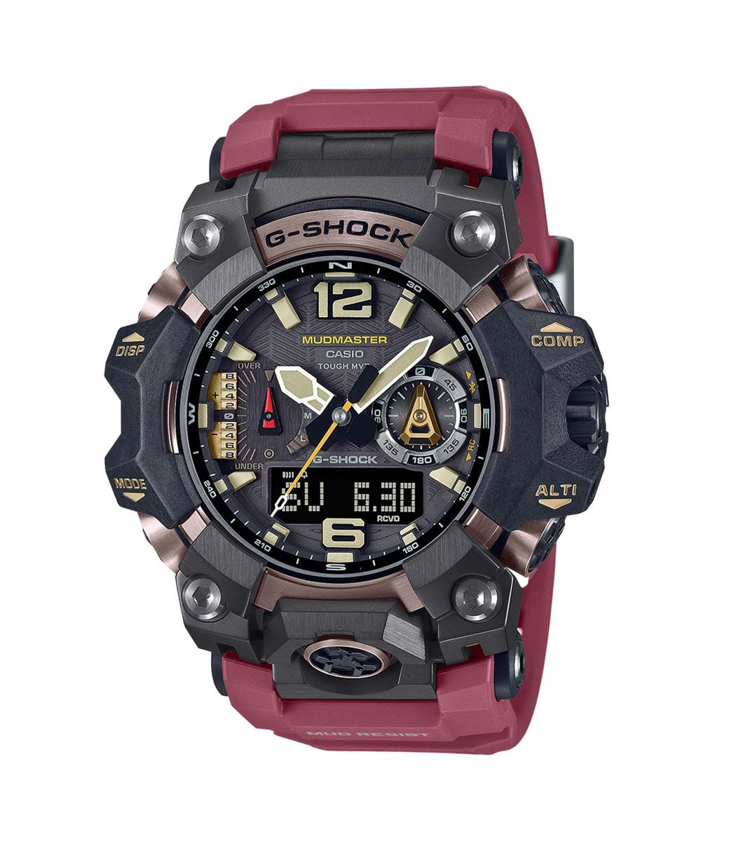 G-SHOCK New Mudmaster Carbon Core Red Watch GWG-B1000-1A4ER