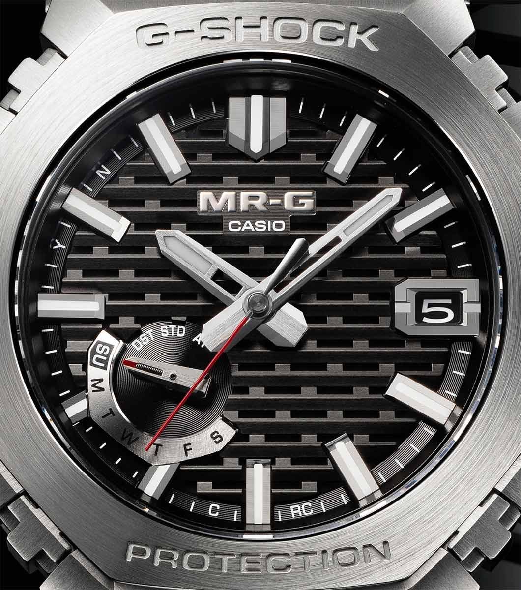 G-SHOCK MR-G B2100 Silver Dial Titanium Watch MRG-B2100D-1ADR