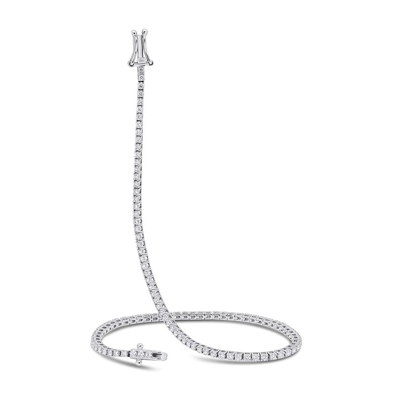 Diamond Tennis 1.00ct 18ct White Gold Bracelet