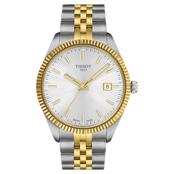 Tissot Ballade Silver Dial Two Tone 40mm Watch