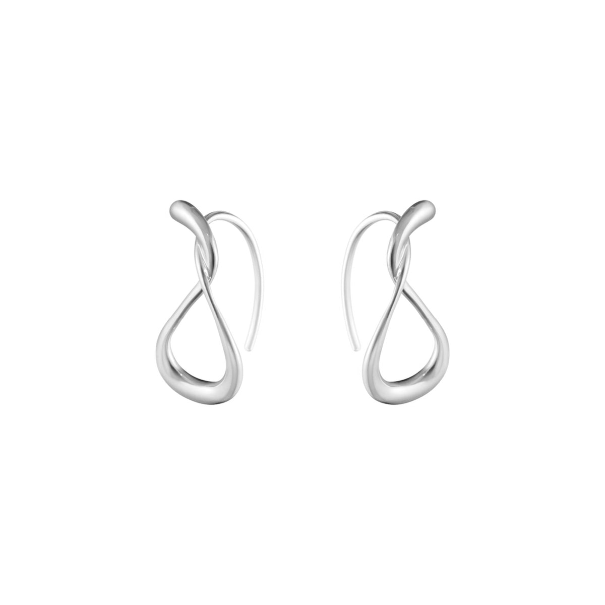 Georg Jensen Mercy Earhoops, Small, Sterling Silver