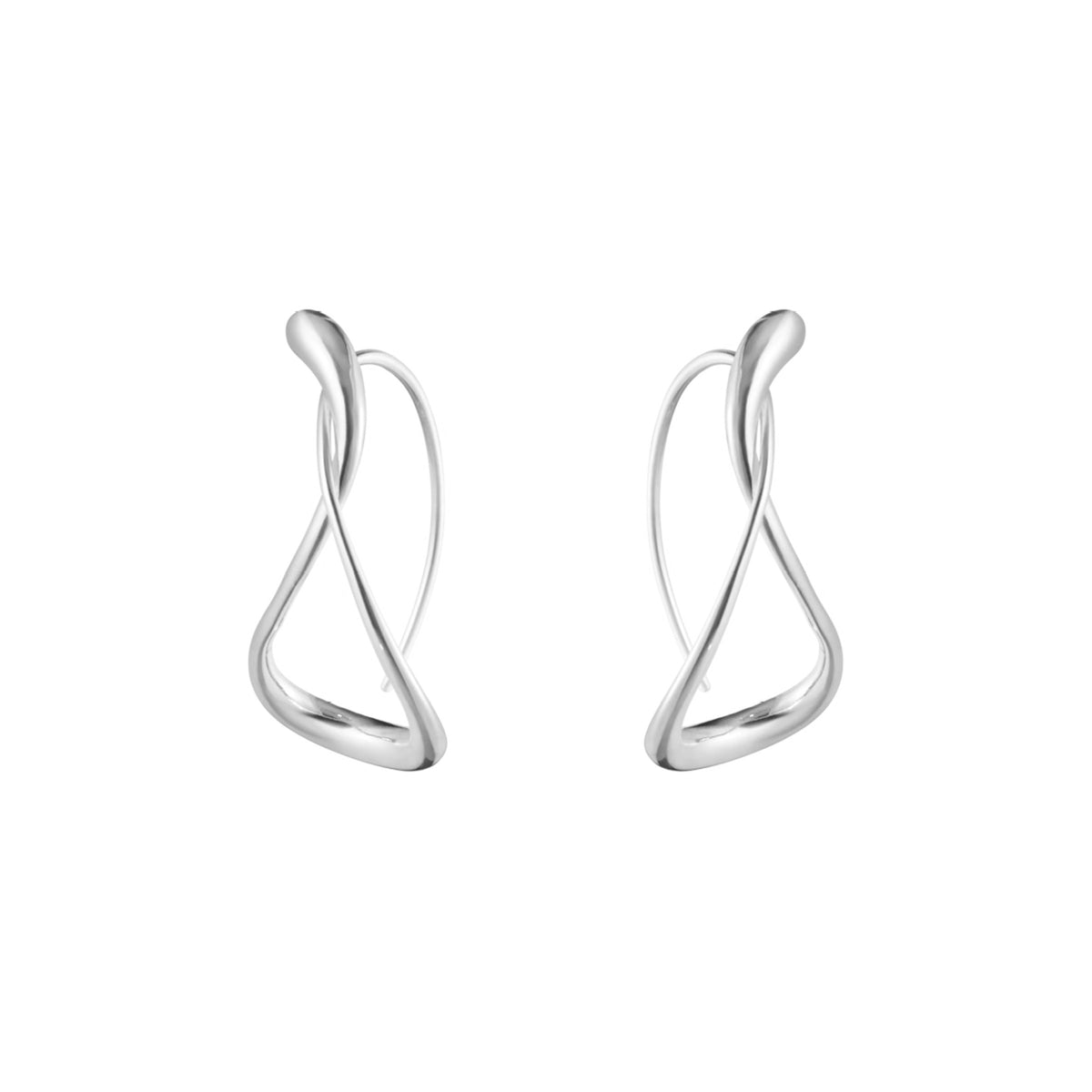 Georg Jensen Mercy Earhoops, Large, Sterling Silver