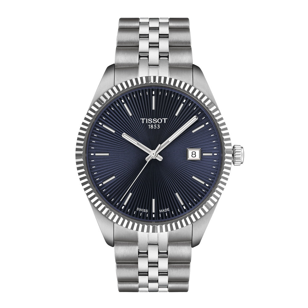 Tissot Ballade Blue Dial Stainless Steel 40mm Watch T1564101104100