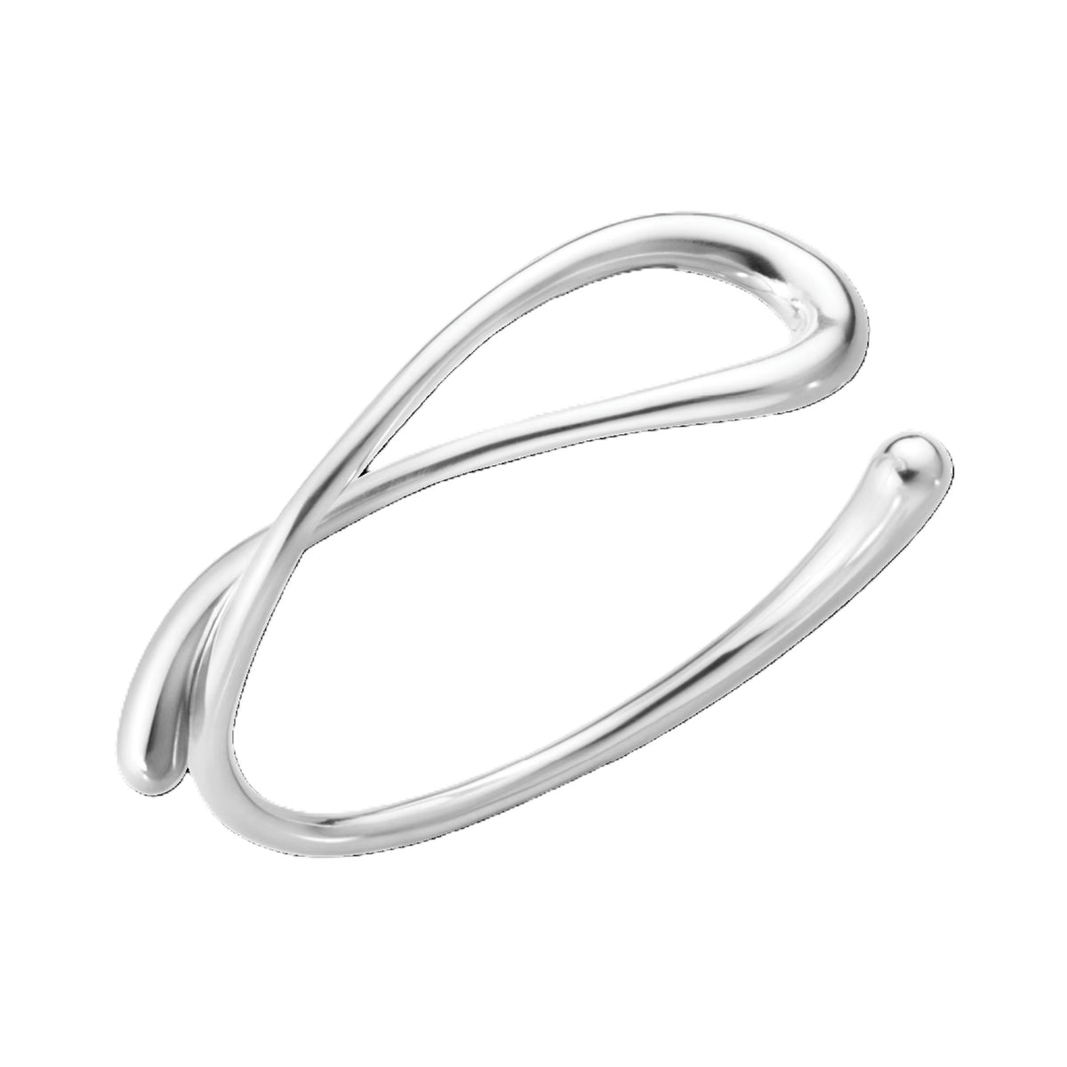 Georg Jensen Mercy Twist Silver Bangle