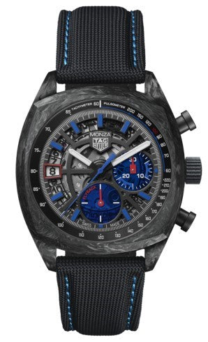 Tag Heuer Monza Flyback Chronometer 42mm Carbon Special Edition Watch CR5090.FN6001