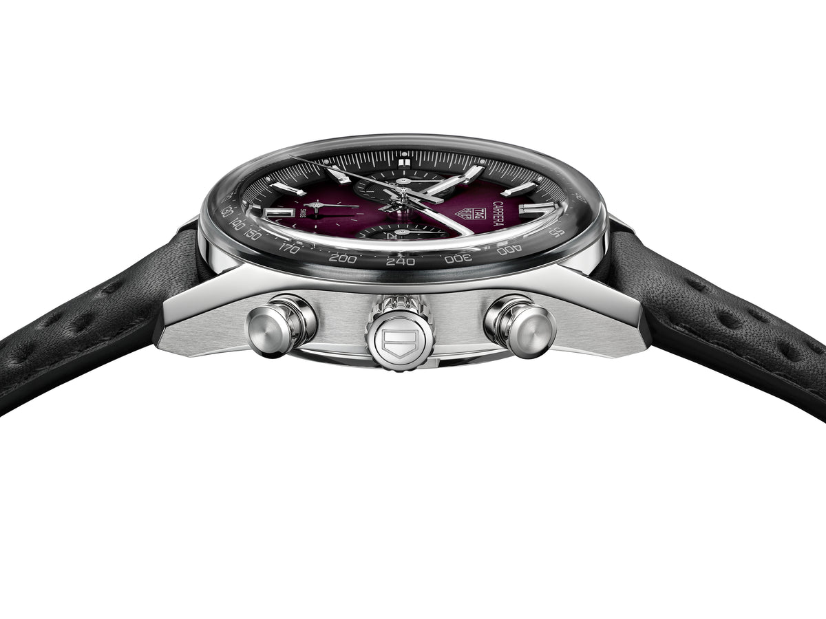 Tag Heuer Carrera Chronograph Date Purple 39mm Watch CBS2219.FC6607