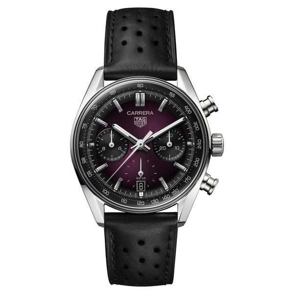 Tag Heuer Carrera Chronograph Date Purple 39mm Watch CBS2219.FC6607