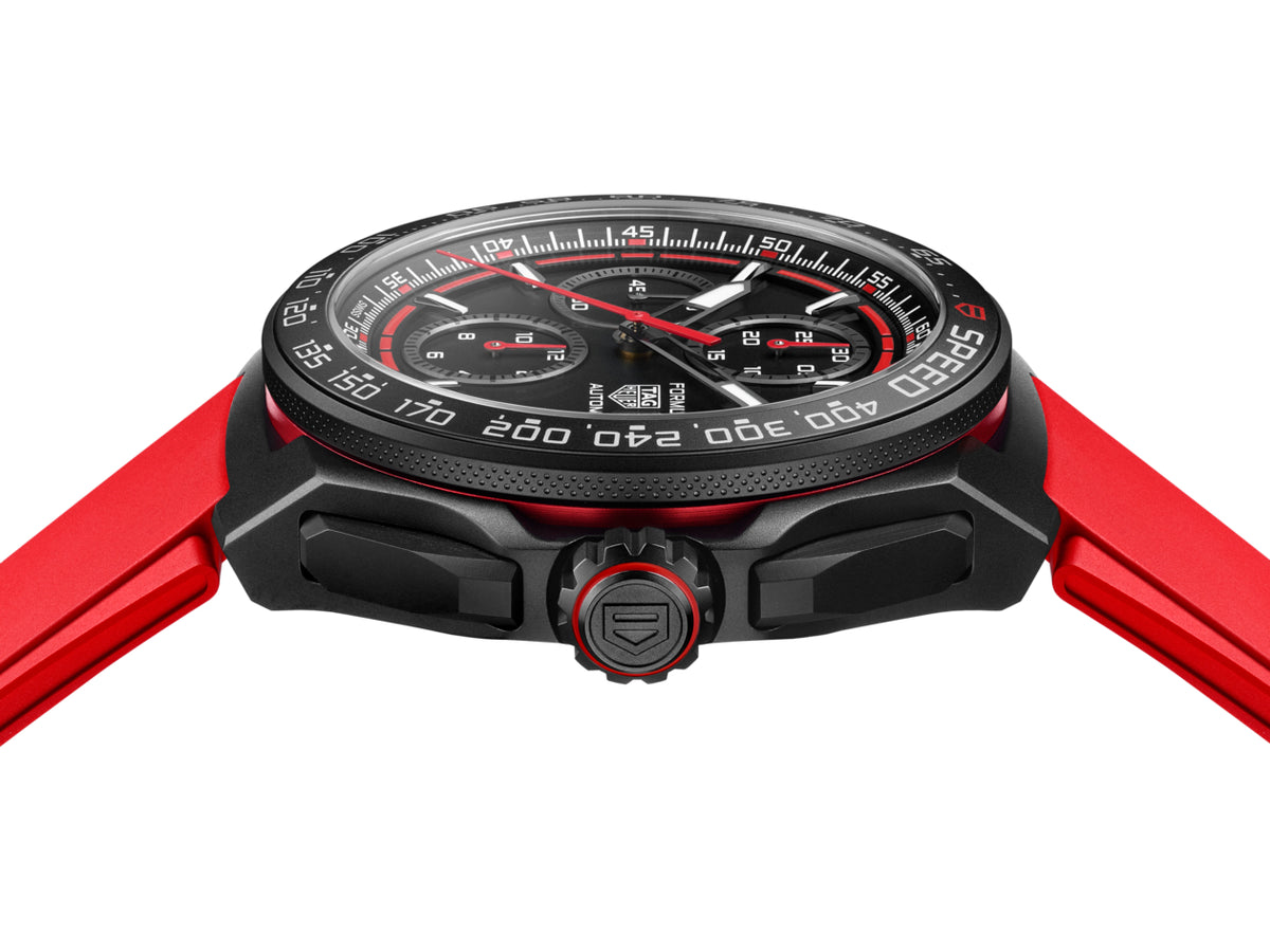 Tag Heuer Formula 1 Chronograph Red Automatic, 44mm, Titanium Watch CBZ2085.FT8093