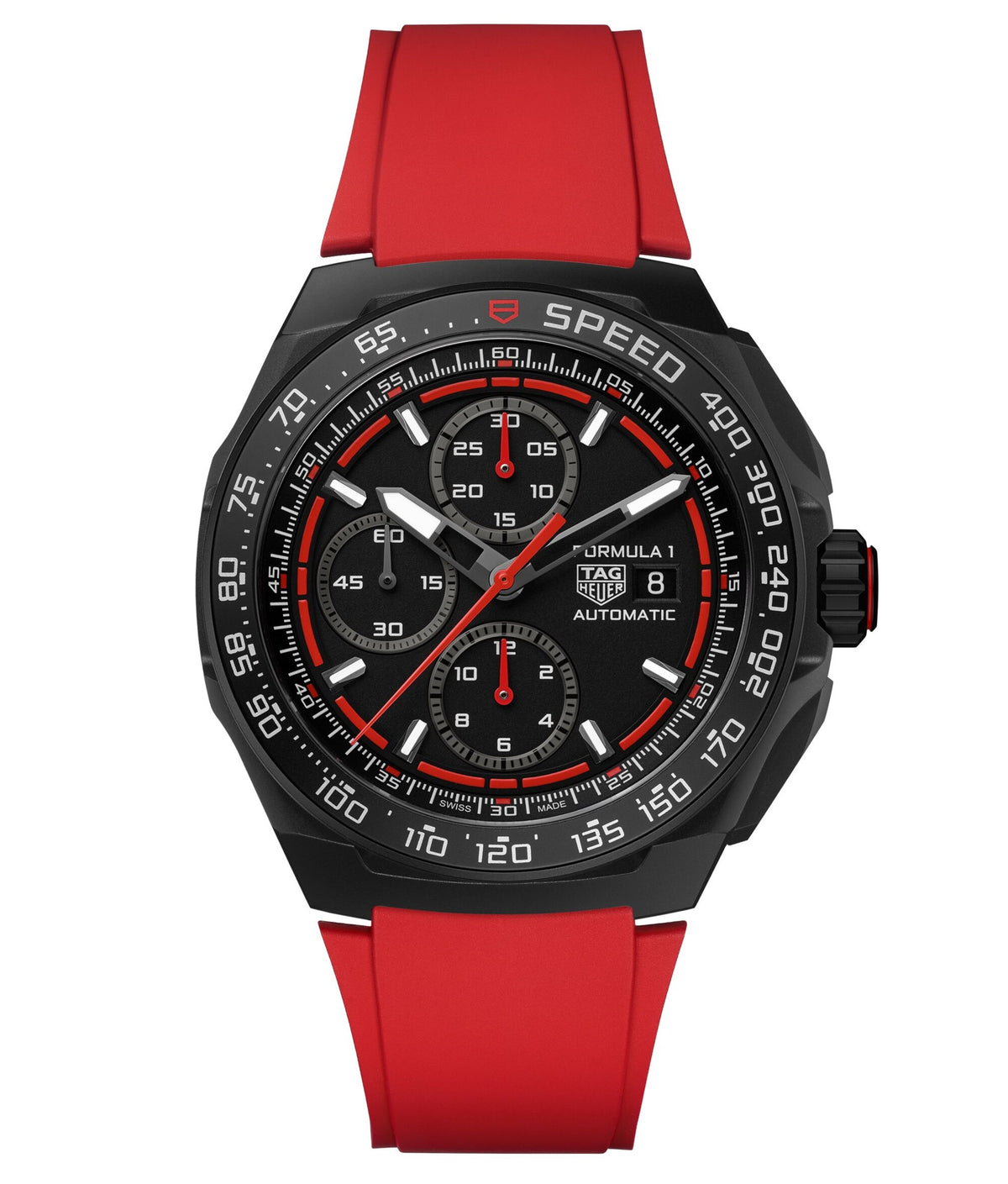 Tag Heuer Formula 1 Chronograph Red Automatic, 44mm, Titanium Watch CBZ2085.FT8093