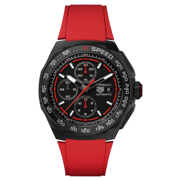 Tag Heuer Formula 1 Chronograph Red Automatic, 44mm, Titanium Watch CBZ2085.FT8093