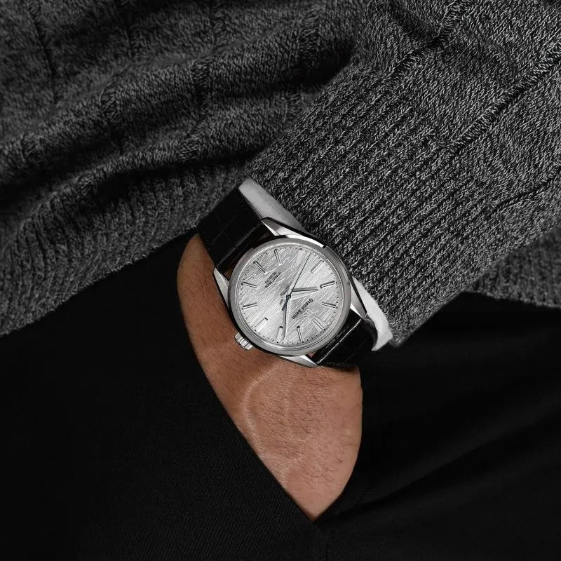 Grand Seiko Evolution 9 'Birch Bark' Titanium Hi-Beat 38.6mm Watch SLGW003