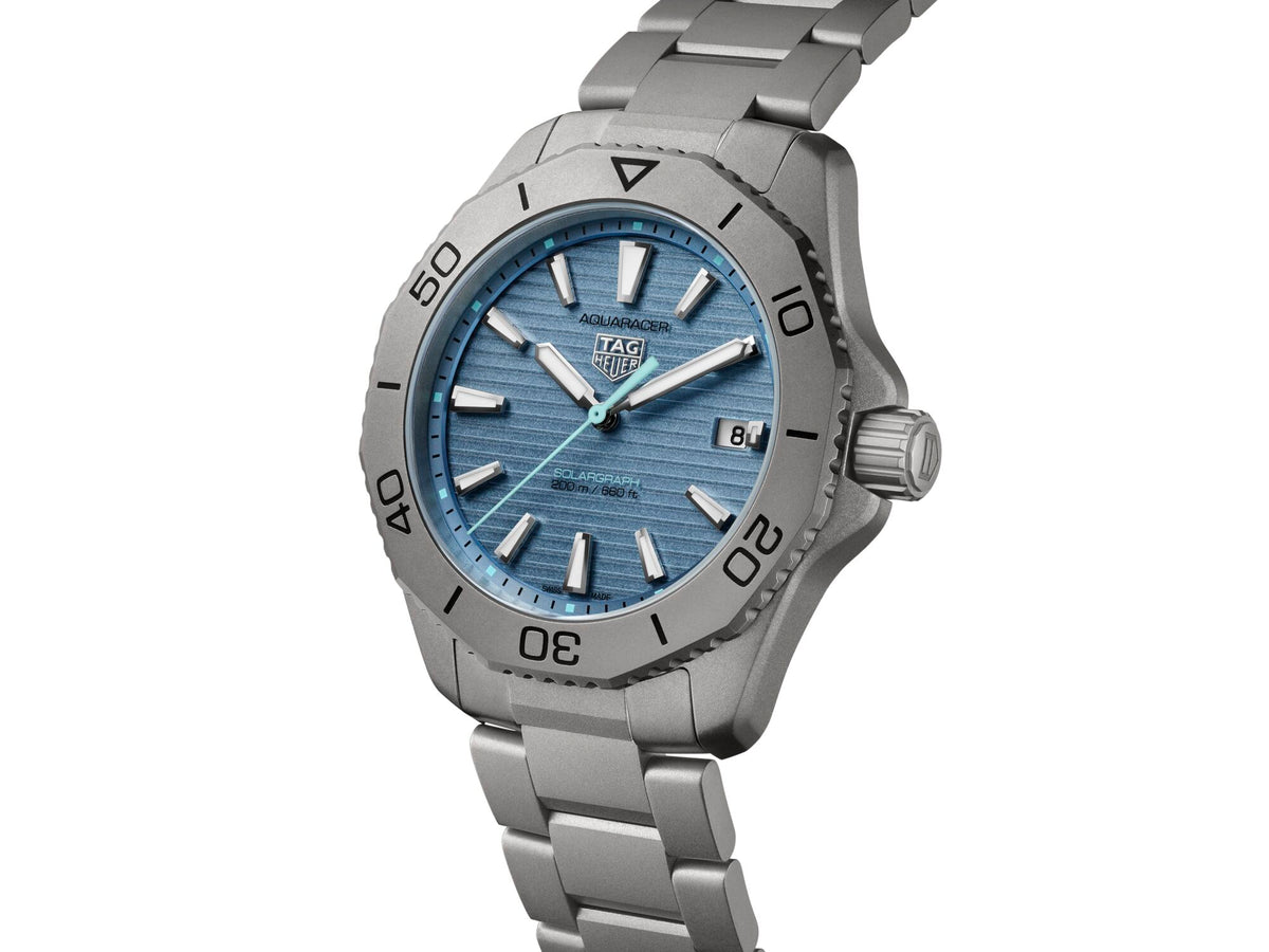 Tag Heuer Aquaracer Professional 200 Solargraph Ice Blue Titanium 40mm WBP1182.BF0000
