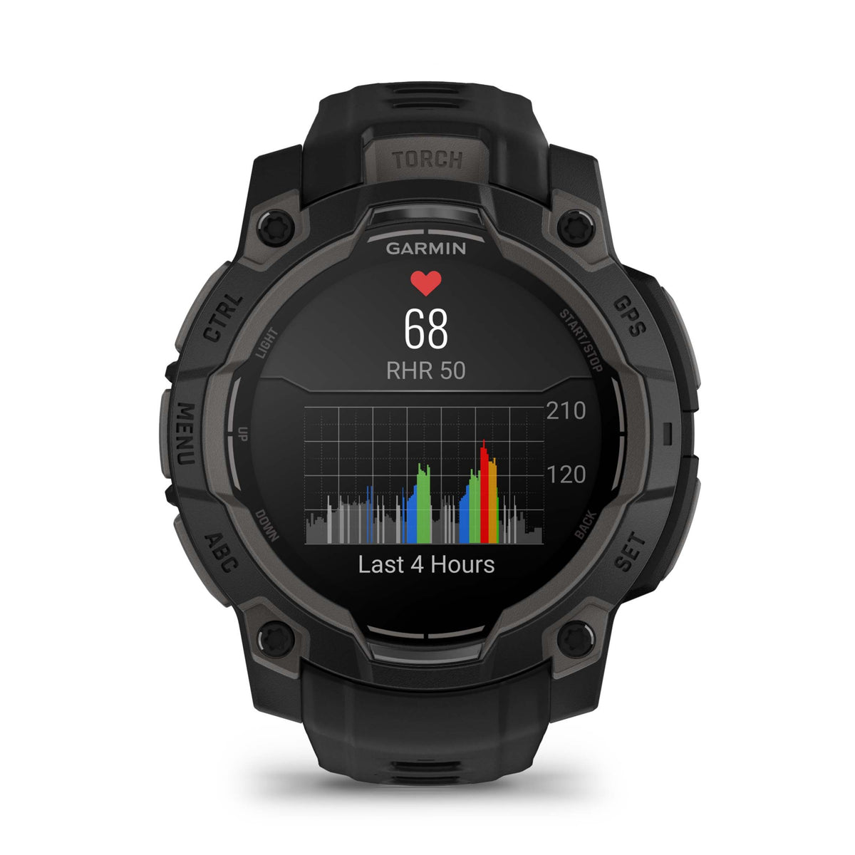 Garmin Instinct 3 - 45mm, AMOLED Black with Black Band 010-02936-00