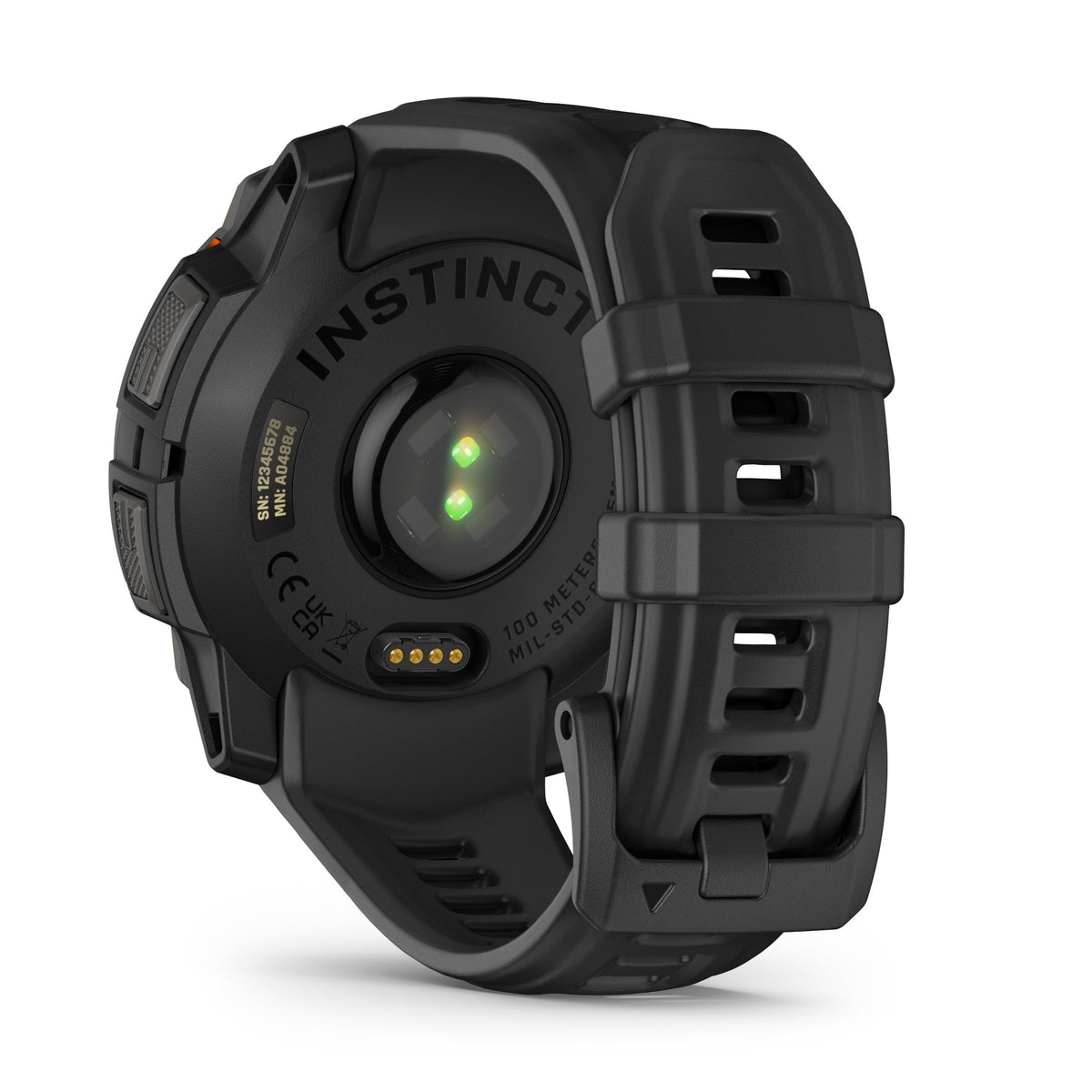 Garmin Instinct 3 - 45mm, Solar Black with Black Band 010-02934-00