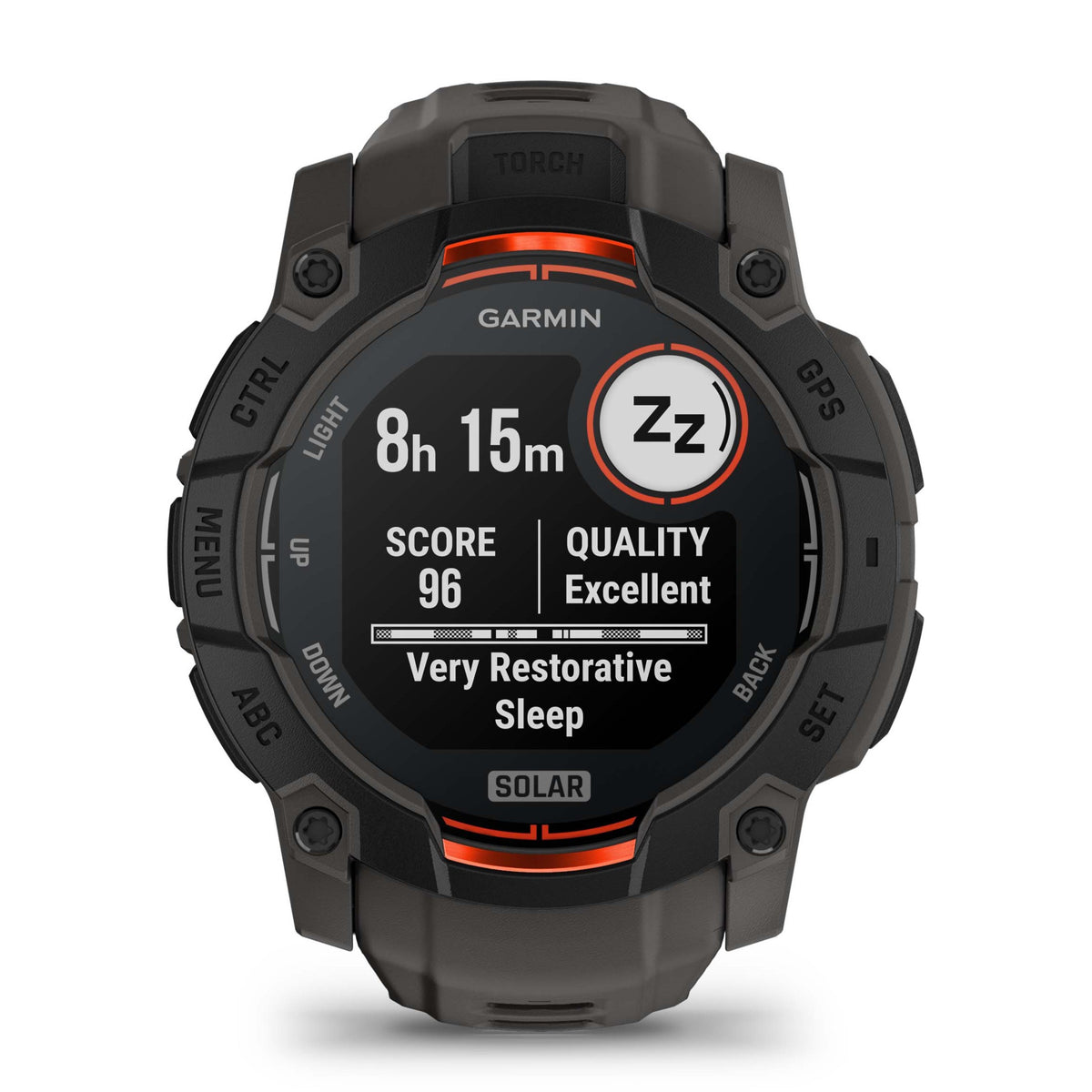 Garmin Instinct 3 - 50mm, Solar Black with Charcoal Band 010-02935-00