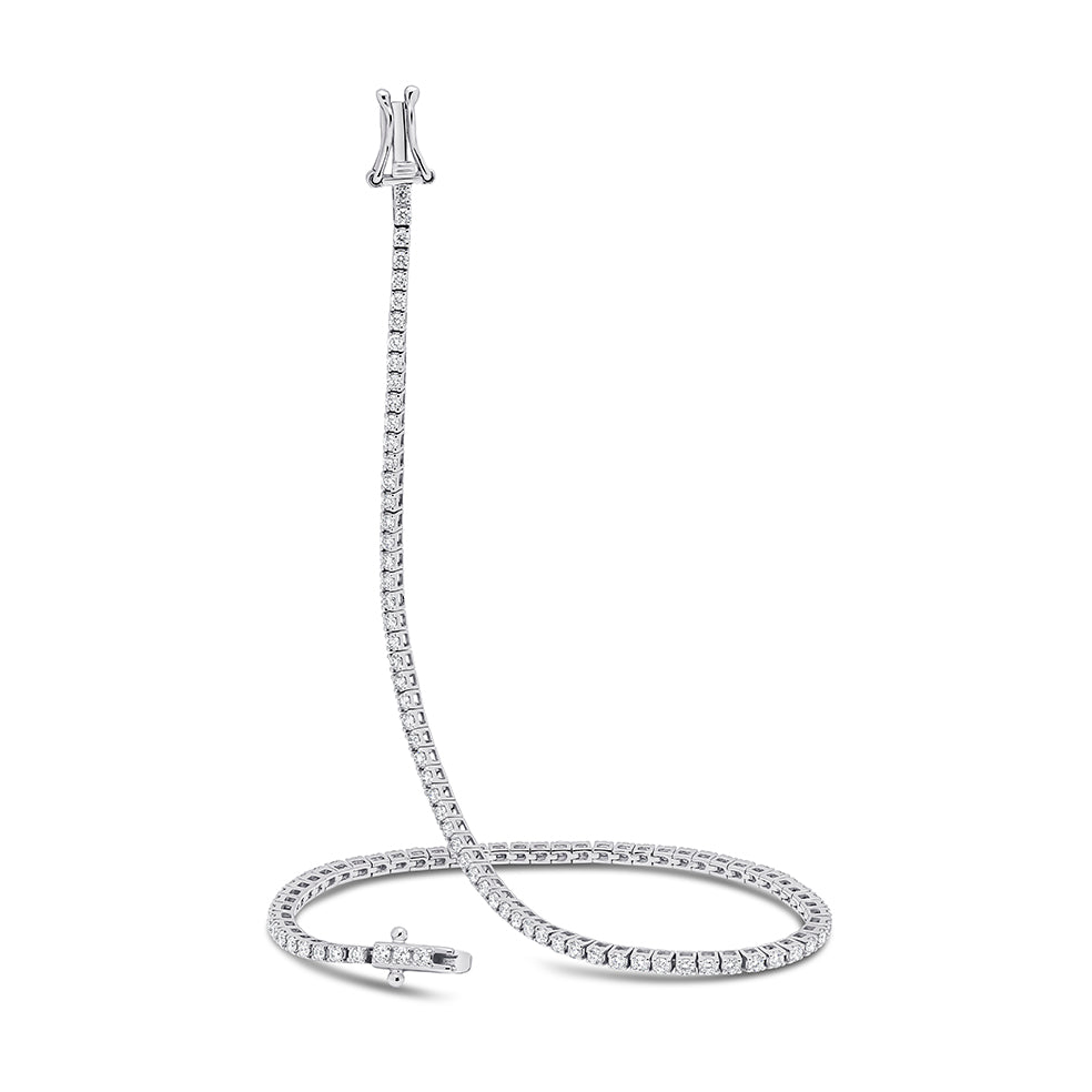 Diamond Tennis 1.00ct Platinum Bracelet