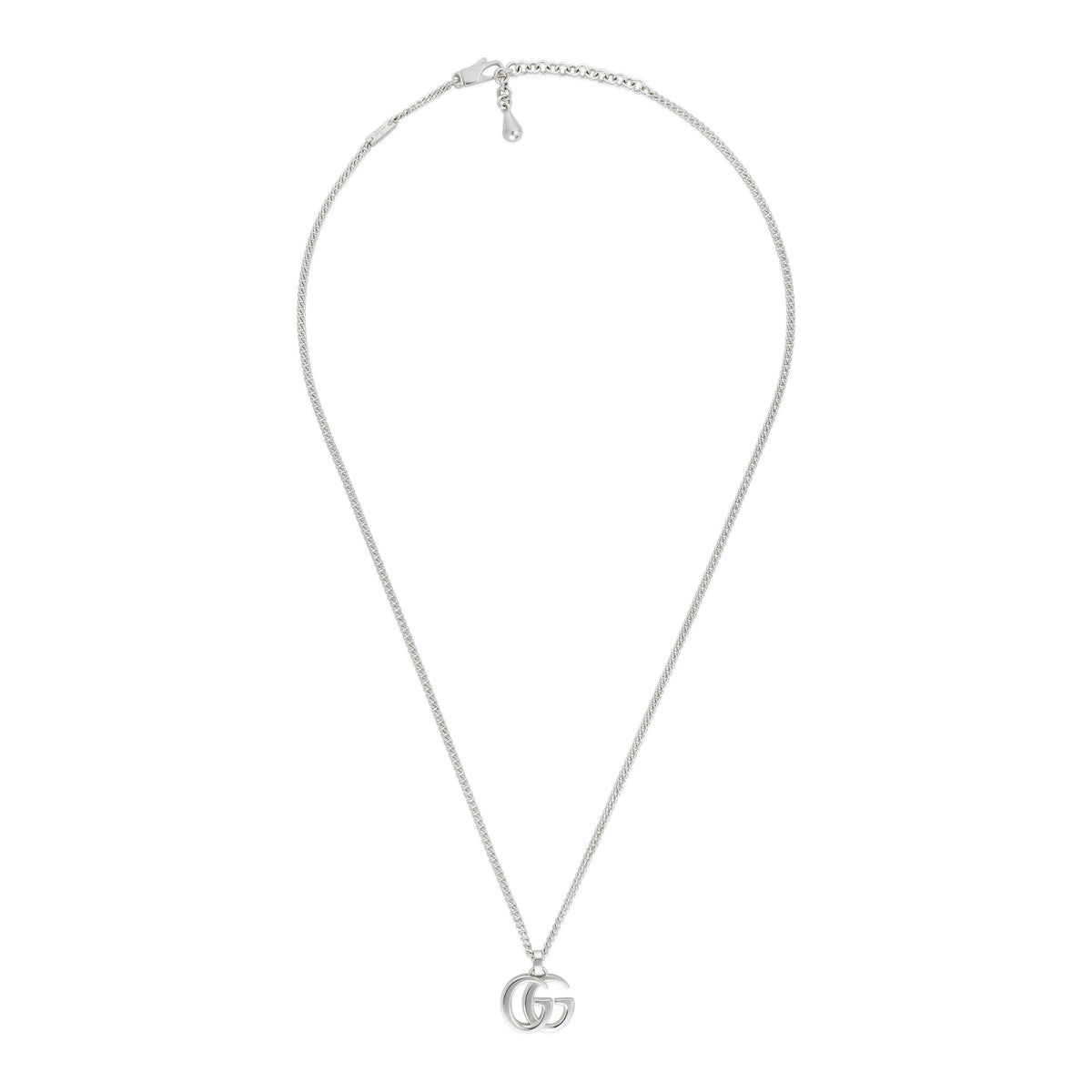Gucci GG Marmont Sterling Silver Pendant Necklace