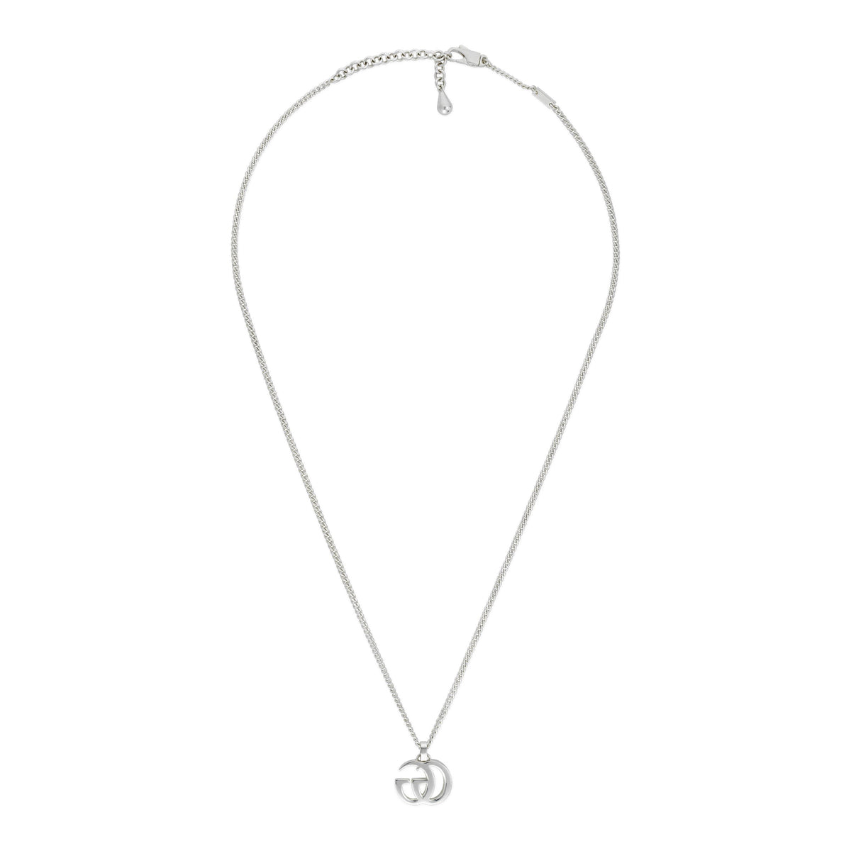 Gucci GG Marmont Sterling Silver Pendant Necklace