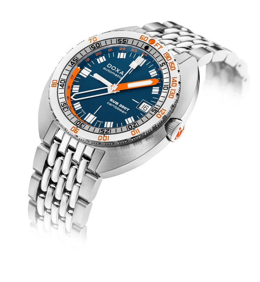 Doxa SUB 250T Caribbean Stainless Steel 40mm 855.10.201.10