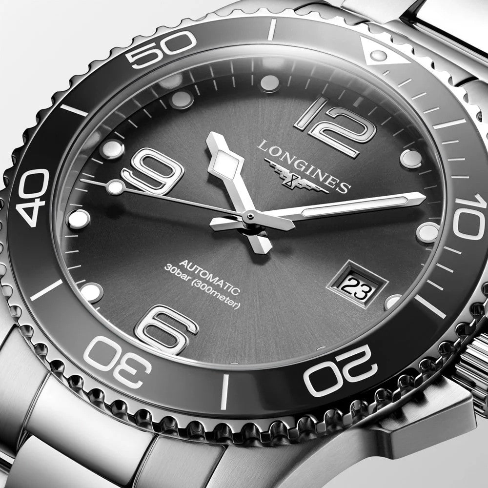 Longines HydroConquest Automatic Grey 41mm L3.781.4.76.6