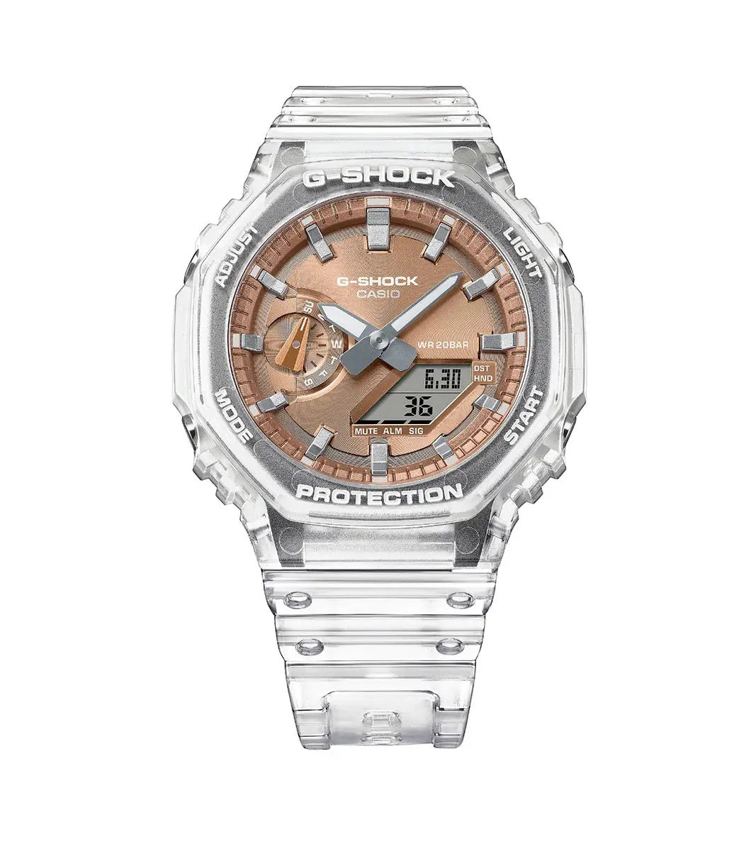 G-SHOCK 2100 Bright Metallic Dial Series Rose Watch GA-2100BM-7A5ER