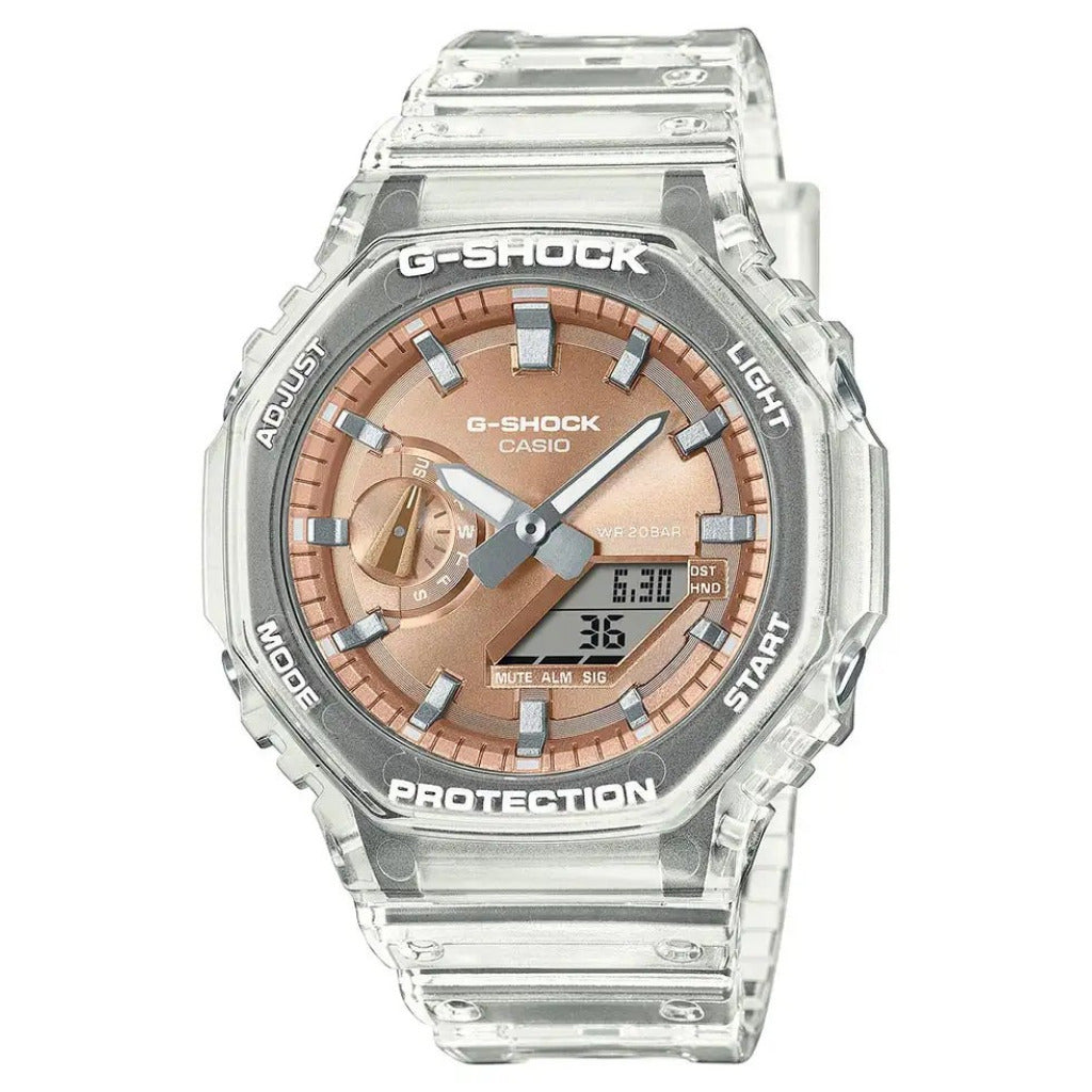 G-SHOCK 2100 Bright Metallic Dial Series Rose Watch GA-2100BM-7A5ER