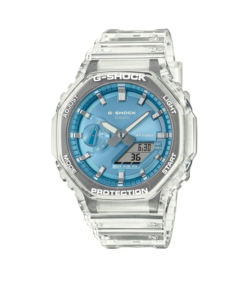 G-SHOCK 2100 Bright Metallic Dial Series Ice Blue Watch GA-2100BM-7A2ER