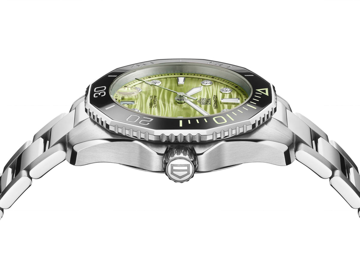 Tag Heuer Aquaracer Professional 300 Lime Diamond Dial 36mm WBP231L.BA0618