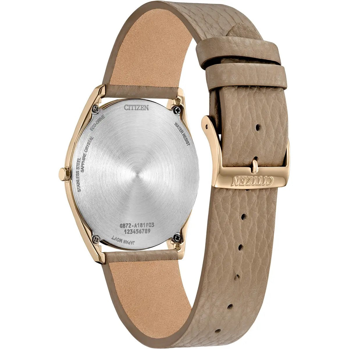 Citizen Eco-Drive Stiletto Rose 38mm Watch AR3123-00X