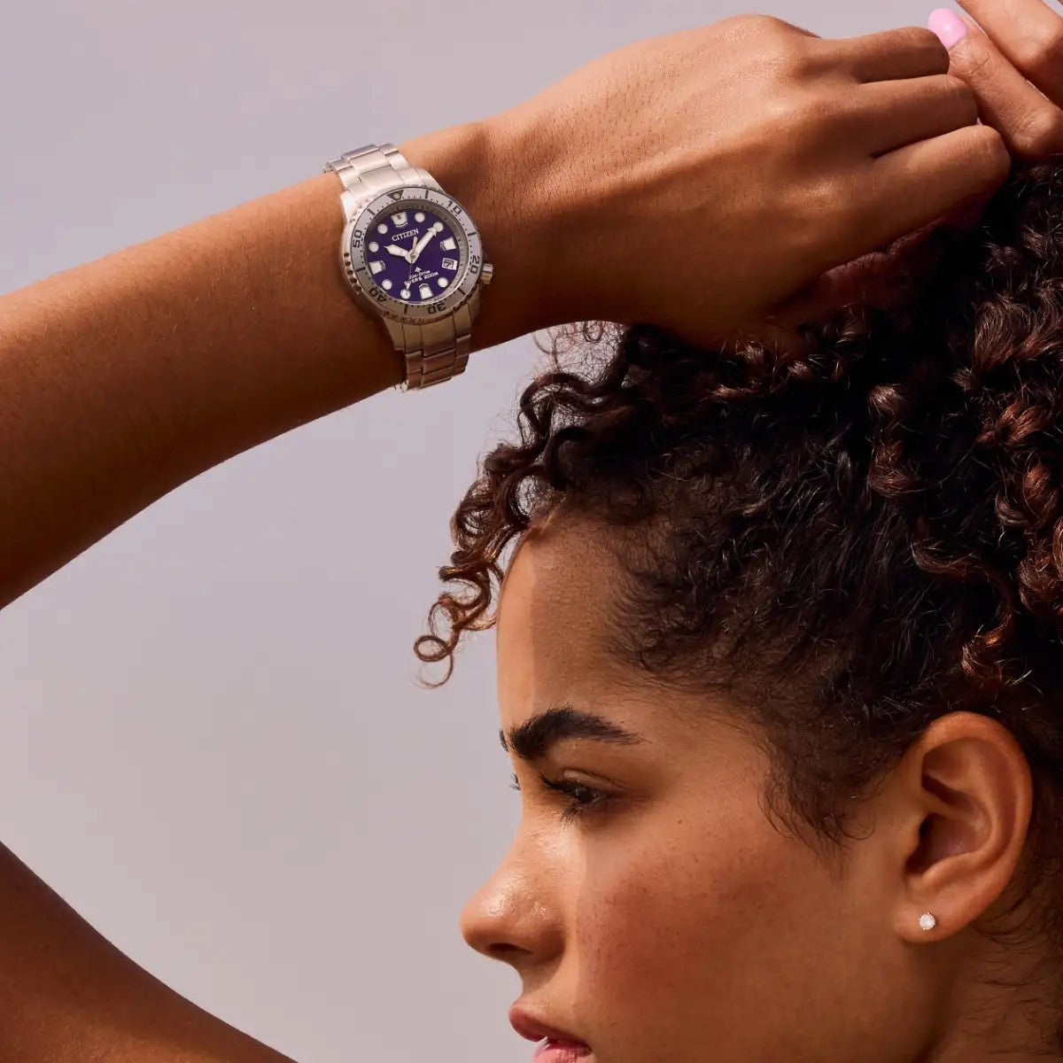 Citizen Eco-Drive Ladies' Promaster Diver 200m Purple 37mm Watch EO2027-50X