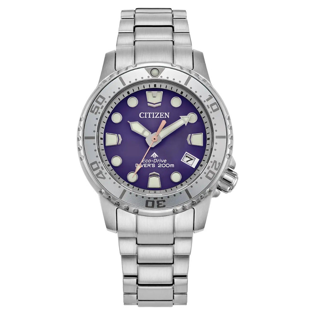 Citizen Eco-Drive Ladies' Promaster Diver 200m Purple 37mm Watch EO2027-50X