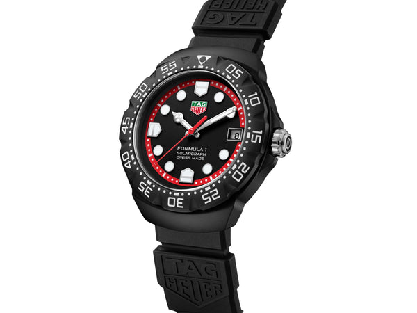 Tag Heuer Formula 1 Solargraph, Black DLC Limited Edition 38mm Watch WBY1114.FT8084