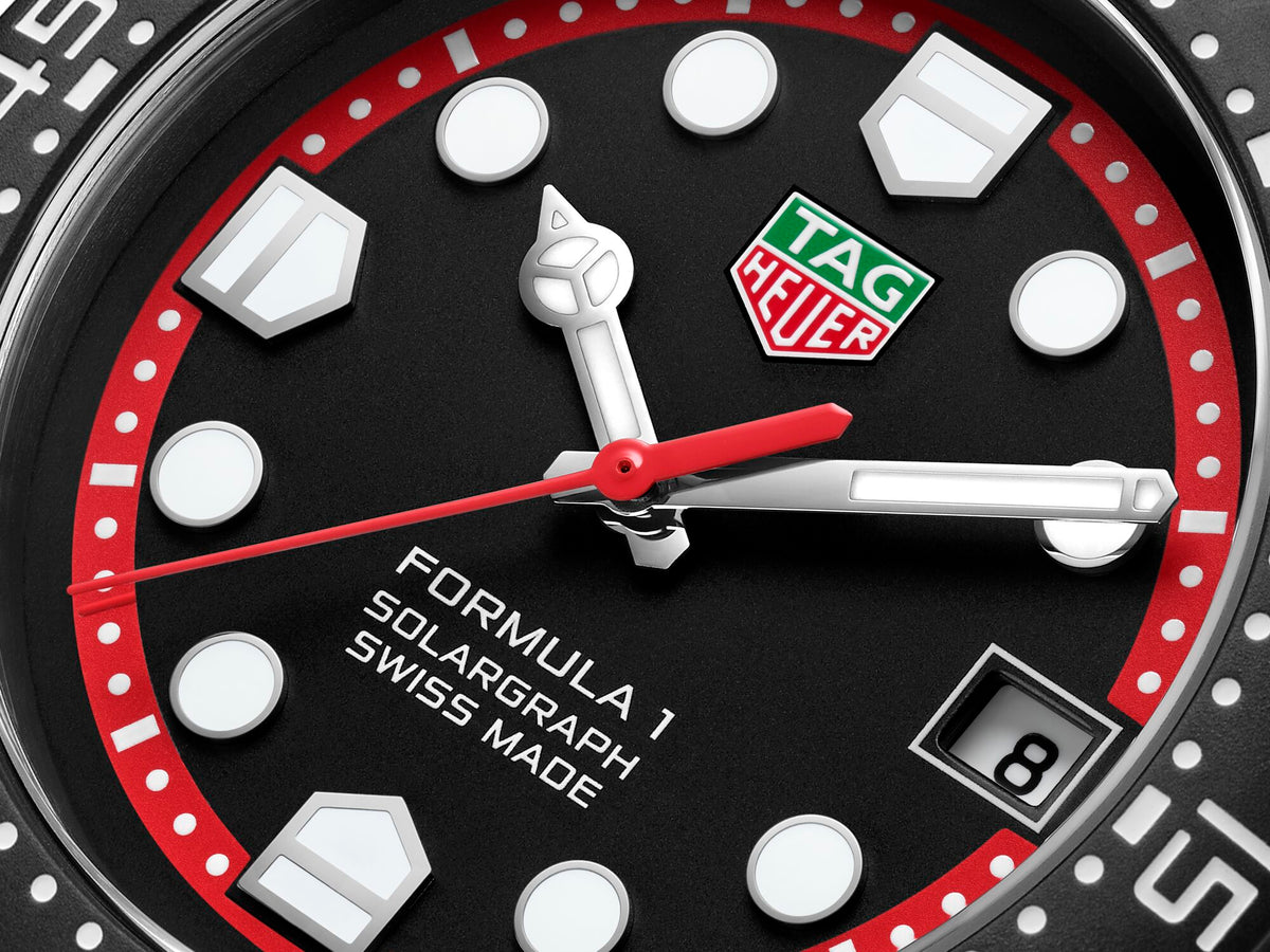 Tag Heuer Formula 1 Solargraph, Black DLC Limited Edition 38mm Watch WBY1114.FT8084