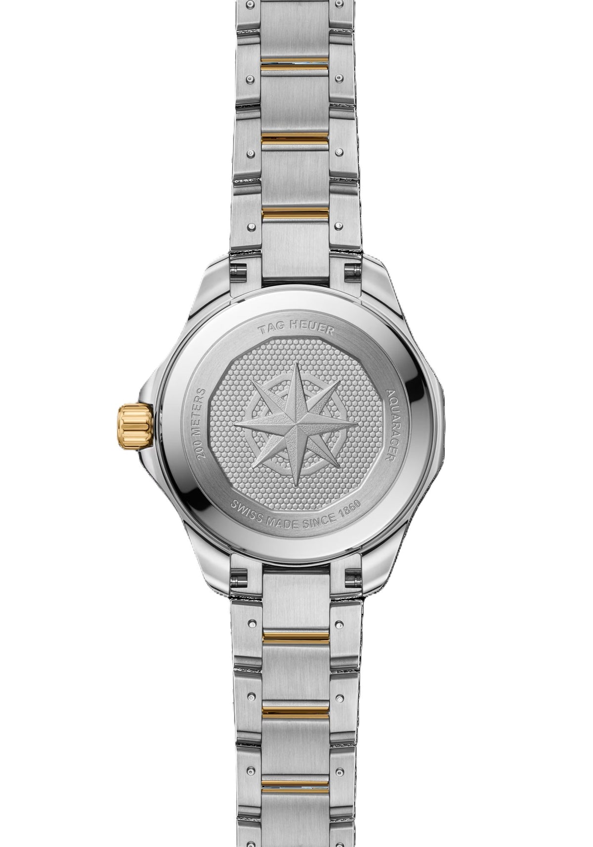 Tag Heuer Aquaracer Professional 200 Solargraph Blue Two Tone Diamond Dial 34mm WBP1323.BB0004
