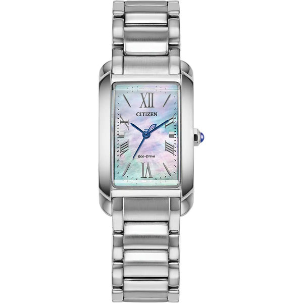 Citizen Eco-Drive L Bianca Steel 32mm Watch EW5620-55N