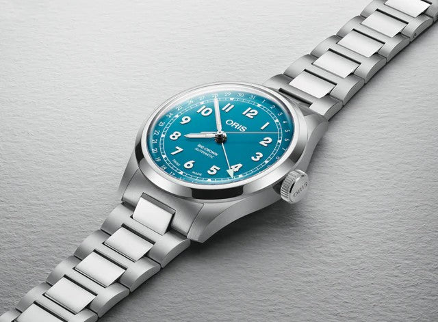 Oris Big Crown Pointer Date Turquoise Stainless Steel 40mm Watch