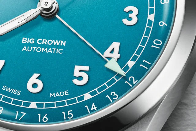 Oris Big Crown Pointer Date Turquoise Stainless Steel 40mm Watch